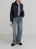 Rain Back Bijo Long Wide Denim