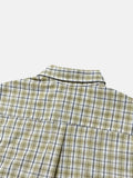 Summer Seersucker Check Shirt