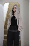 Check Frill Skirt Pants