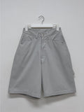 [unisex] Carpenter Cotton Bermuda Wide Pants