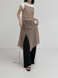 Ariel Cotton Pin-Tuck Wide Pants
