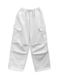 Calin diagonal cargo sweat balloon pants