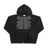 Wichi Lettering Hood Zip-Up