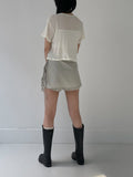 Slo Nylon Wrap Culottes Pants