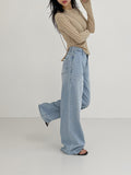 Slen Slit Knit T-shirt