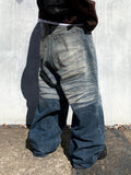 Multi Brush Washed Denim