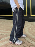 Nylon Track String Pants