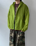 Summer Beach Net Hood Zip-Up