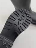 Buckle ankle rain boots