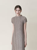 [Premium] Issey Pleated Point Long One Piece