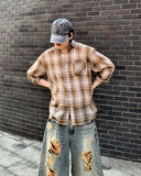 Vintage Destroyed Bermuda Denim