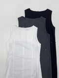 Joanne Nylon Sleeveless Wrap One Piece