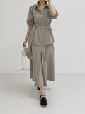 Purette Wrap Loose Fit Shirt