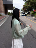 WAVE ZIPPER NYLON HOODIE