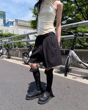TWO-PINTUCK HARF PANTS