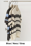 [Premium] Len Stripe Linen Knit