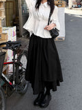 SMOKING SHIRRING BLOUSE