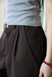 Attention Pintuck Snap Pants