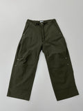 [premium] Stopper Rivet Nylon Wide Pants