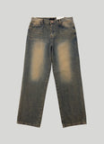 Western Mood Sand Wide Denim