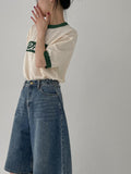 Elo overfit ringer knit