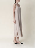 [Premium] Whole Garment Ongdin Linen Sleeveless One Piece