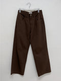 [unisex] Regular Cotton Wide Pants