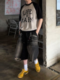 Vintage Washing Bermuda Denim