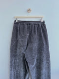 Two-Tone Velvet Banding Pants
