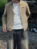 Western crop suede jacket