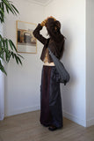 Dirk color matching long skirt