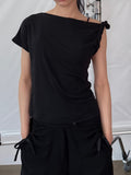 UNBAL SHOULDER TOP