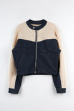 Knit Biker Zip-up