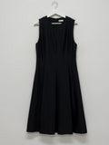 Mychel sleeveless pleated long one piece