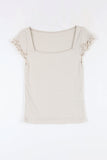 Cotton Frill Wing T-Shirt
