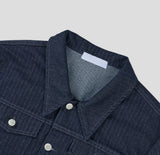 [SET] Aubert Non-Faded Wrap Denim Jacket