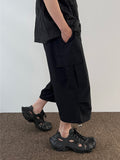 Nylon Cozy Cargo Bermuda Pants