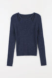 Jennifer open shoulder knit