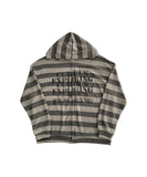 Summer Lettering Knit Hood Zip-Up