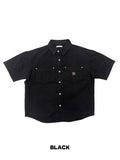 Sus patch work half shirt