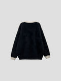 Chrome Angora Track Knit