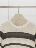 [Premium] Len Stripe Linen Knit