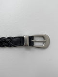 [20mm] Cowhide Mesh Western Slim Belt