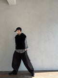 Over Hood Knit Vest