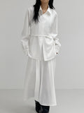Pie Bustier Wrap Loose Fit Shirt
