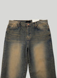 Western Mood Sand Wide Denim