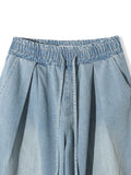 Maxi Wide Bermuda Banding Denim