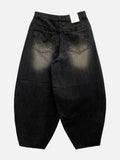 Mobeu washed balloon denim