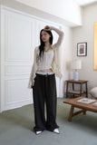 Lobul frill knit cardigan