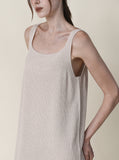 [Premium] Whole Garment Ongdin Linen Sleeveless One Piece